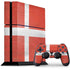 Denmark Flag Distressed PlayStation PS4 Skins